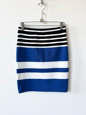 T by Alexander Wang Engineer Stripe Viper Pencil Mini Skirt Stretch - Size XS